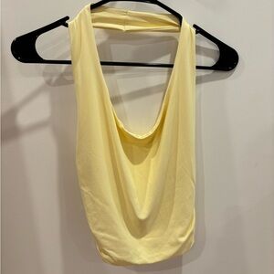 Yellow Meshki Marie Halter Top